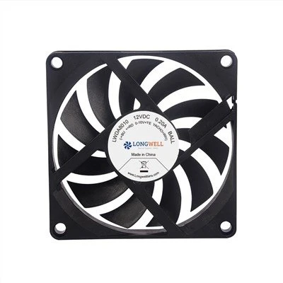 Ventilador de refrigeració axial DC sense escombretes de 80x80x10mm 80mm 5V 9V 12V 24V